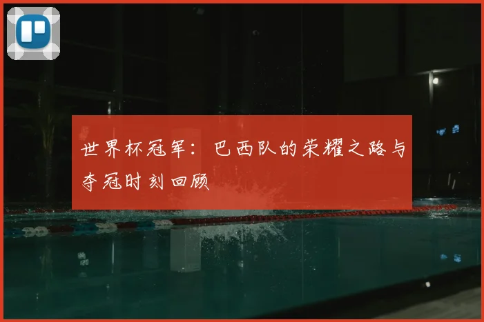 世界杯冠军:巴西队的荣耀之路与夺冠时刻回顾