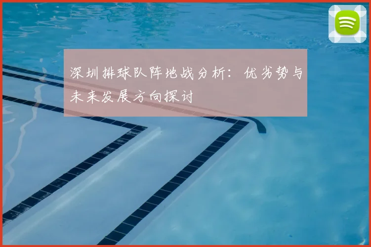 深圳排球队阵地战分析:优劣势与未来发展方向探讨